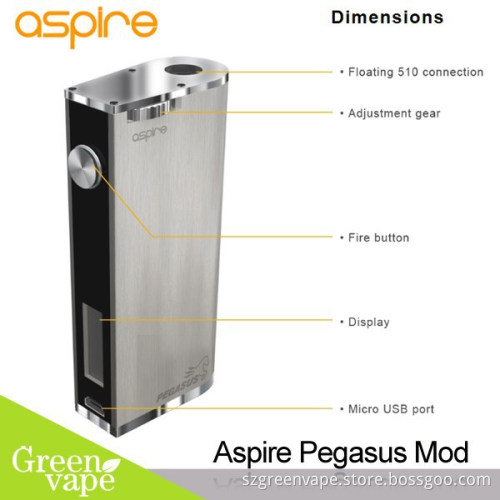 Aspire box md Aspire Pegasus 70w mod fit for Aspire Triton tank.